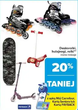 Carrefour Deskorolki, hulajnogi, rolki oferta