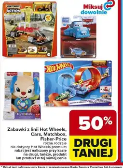 Carrefour Zabawki z linii Hot Wheels, Cars, Matchbox, Fisher-Price oferta