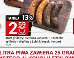 Hitpol Duet grillowy: Kiełbasa Janusza + Kaszanka grillowa oferta