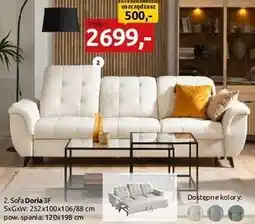 Black Red White Sofa Doria 3F oferta