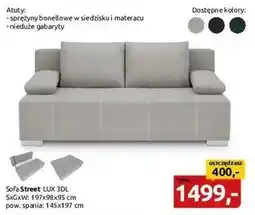 Black Red White Sofa Street oferta