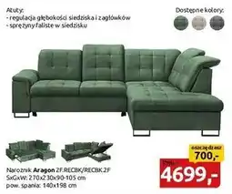Black Red White Narożnik Aragon oferta