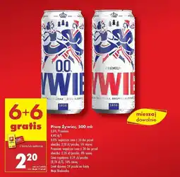 Biedronka Piwo Żywiec oferta