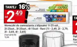 Hitpol Woreczki do zamrażania z klipsami Ravi oferta