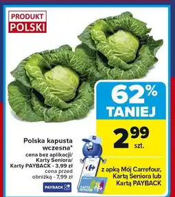 Carrefour Market Kapusta Polska wczesna Carrefour Market oferta