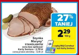 Carrefour Market Szynka Maryny 100 g Stanisławów oferta