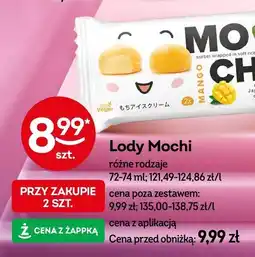 Żabka Lody mochi różne rodzaje 72-74ml Soti oferta