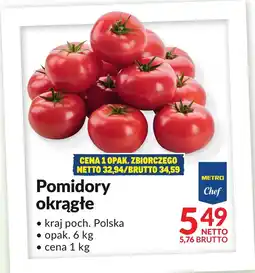 Makro Pomidory Metro Chef oferta