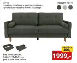 Black Red White Sofa Lux oferta