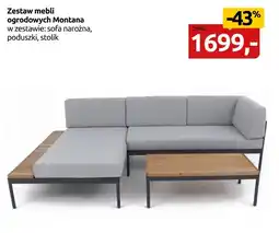 Black Red White Zestaw mebli ogrodowych Montana oferta