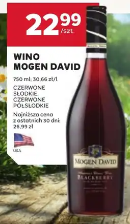 Stokrotka Wino czerwone Mogen David oferta