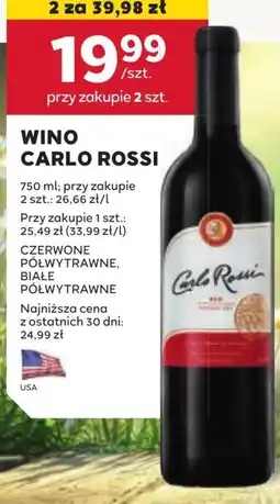 Stokrotka Wino półwytrawne Carlo Rossi oferta