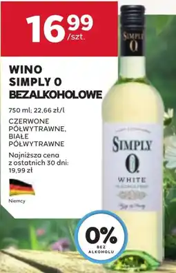 Stokrotka Wino półwytrawne Simply oferta