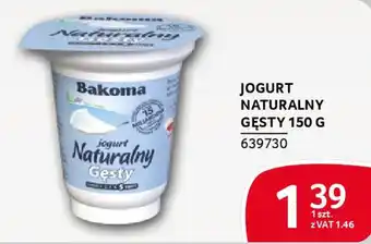 Selgros Jogurt naturalny gęsty oferta