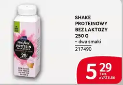 Selgros Shake proteinowy bez laktozy oferta