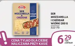 Selgros Ser mozzarella zapiekan & cheddar wiórki oferta