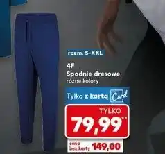 Kaufland Spodnie dresowe s-xxl 4F oferta