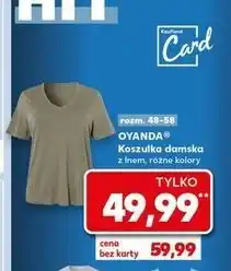 Kaufland Koszulka damska 48-58 Oyanda oferta