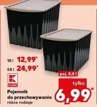 Kaufland Pojemnik do przechowywania 58 l K-Classic oferta