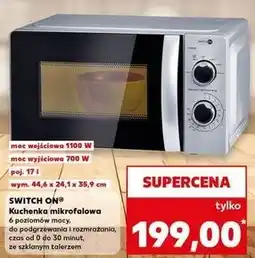 Kaufland Kuchenka mikrofalowa Switch On oferta