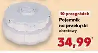 Kaufland Pojemnik na prze*pojemnik przekąski obrotowy 10 przegródek oferta