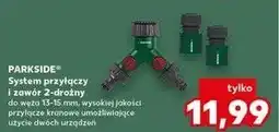 Kaufland System przyłaczy i zawór dwudrożny Parkside oferta