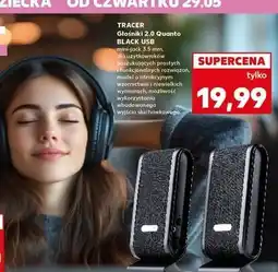 Kaufland Głośniki quanto 2.0 black Tracer oferta