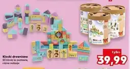 Kaufland Klocki*drewniane 53 el oferta