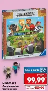 Kaufland Gra minecraft heroes & village Ravensburger oferta