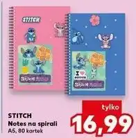 Notes na spirali stich a5/80