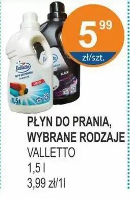 Rabat Płyn do prania Valletto oferta