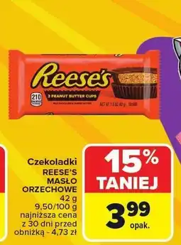 Carrefour Market Czekoladki REESE'S MASŁO ORZECHOWE 42g oferta