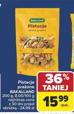 Carrefour Pistacje prażone 200g Bakalland oferta