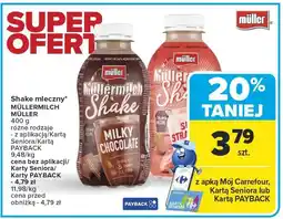Carrefour Shake mleczny Müller Milch 400g oferta