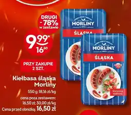 Żabka Kiełbasa śląska Morliny 550 g oferta