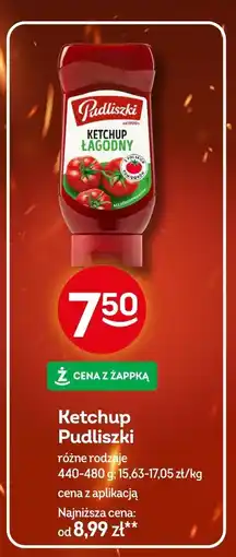 Żabka Ketchup Pudliszki 440-480g oferta