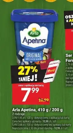 Twój Market Ser Arla Apetina Original 410g/200g oferta