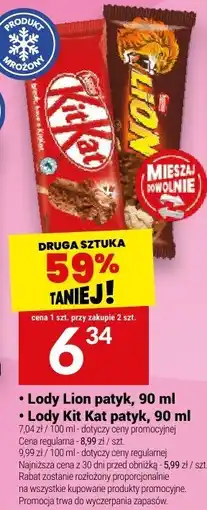Twój Market Lody Kit Kat patyk 90 ml oferta