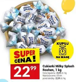 Twój Market Cukierki Milky Splash 1kg Roshen oferta