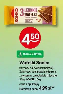 Żabka Wafelki Sonko 3 ziarna różne rodzaje 36g oferta