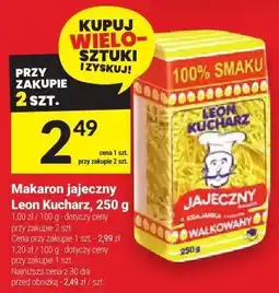 Twój Market Makaron jajeczny Leon Kuchciński 250g oferta