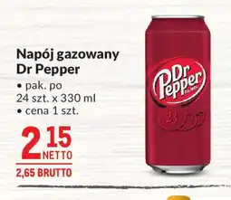 Makro Napój gazowany Dr Pepper oferta