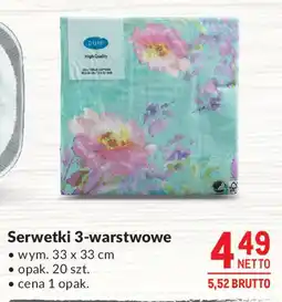 Makro Serwetki 3-warstwowe oferta