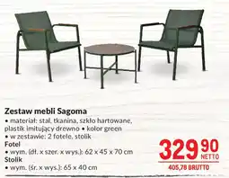 Makro Zestaw mebli Sagoma oferta