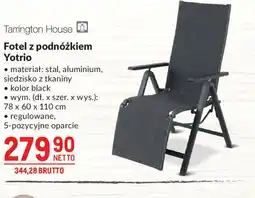 Makro Fotel z podnóżkiem Yotrio oferta