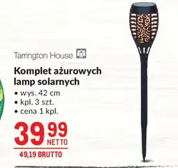 Makro Komplet ażurowych lamp solarnych Tarrington House oferta