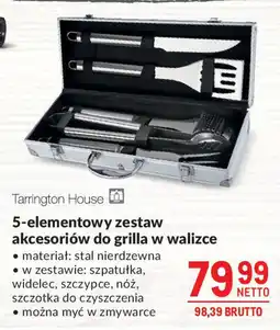 Makro 5-elementowy zestaw akcesoriów do grilla w walizce Tarrington House oferta