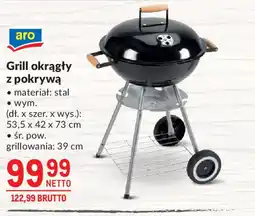 Makro Grill okrągły z pokrywą ARO oferta