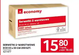 Serwetki 2-warstwowe eco