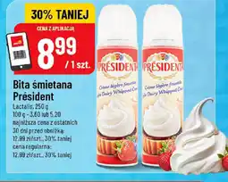 Polomarket Bita śmietana Président oferta